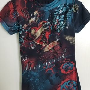 Remetee rhinestone t-shirt